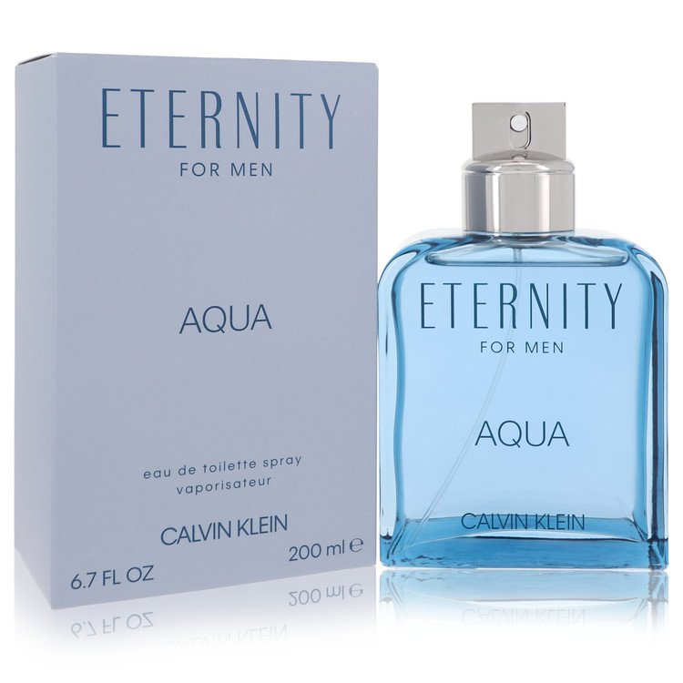 Eternity Aqua by Calvin Klein Eau De Toilette Spray 6.7 oz for Men