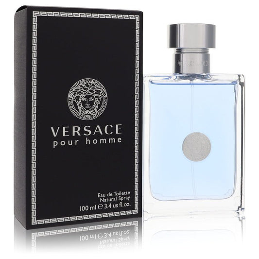 Versace Pour Homme by Versace Eau De Toilette Spray 3.4 oz for Men