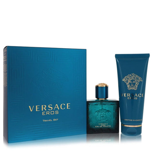 Versace Eros by Versace Gift Set -- for Men