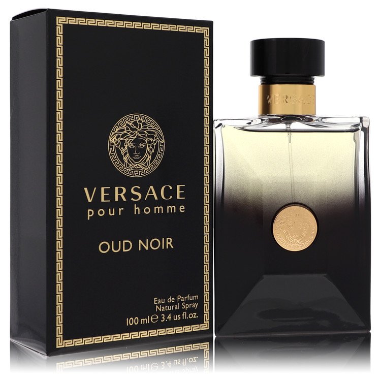 Versace Pour Homme Oud Noir by Versace Eau De Parfum Spray 3.4 oz for Men